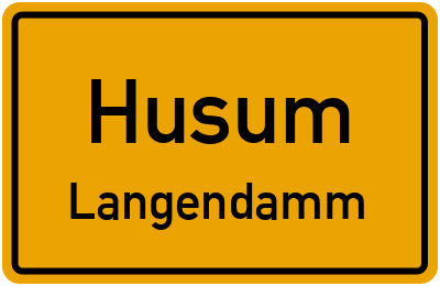 Straßenverzeichnis Husum Langendamm