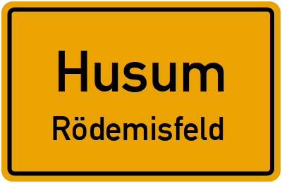 Straßenverzeichnis Husum Rödemisfeld