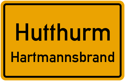 Straßenverzeichnis Hutthurm Hartmannsbrand