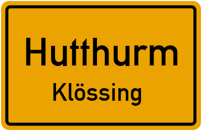 Straßenverzeichnis Hutthurm Klössing