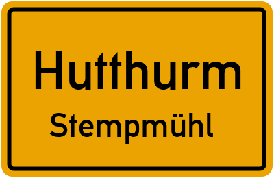 Straßenverzeichnis Hutthurm Stempmühl