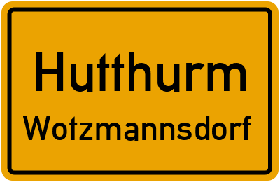 Straßenverzeichnis Hutthurm Wotzmannsdorf