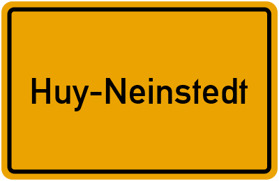 Huy-Neinstedt in Sachsen-Anhalt