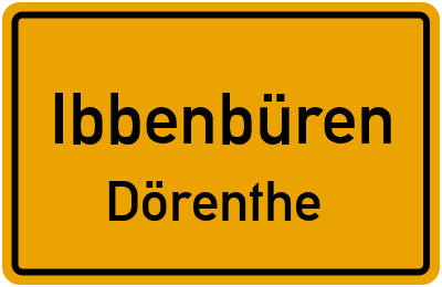 Straßenverzeichnis Ibbenbüren Dörenthe