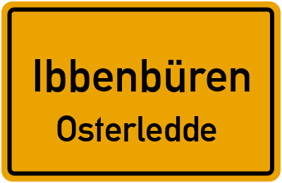 Straßenverzeichnis Ibbenbüren Osterledde