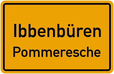 Straßenverzeichnis Ibbenbüren Pommeresche