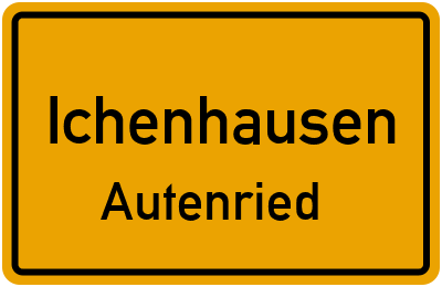 Straßenverzeichnis Ichenhausen Autenried