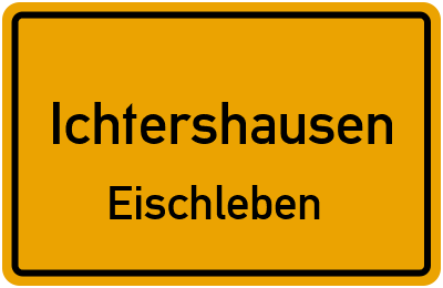 Straßenverzeichnis Ichtershausen Eischleben