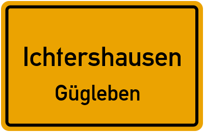Straßenverzeichnis Ichtershausen Gügleben