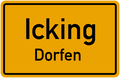 Straßenverzeichnis Icking Dorfen