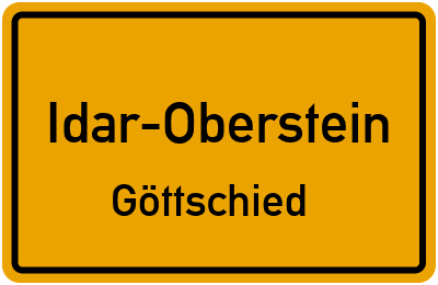 Straßenverzeichnis Idar-Oberstein Göttschied