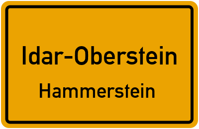 Straßenverzeichnis Idar-Oberstein Hammerstein