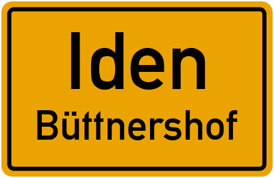 Straßenverzeichnis Iden Büttnershof