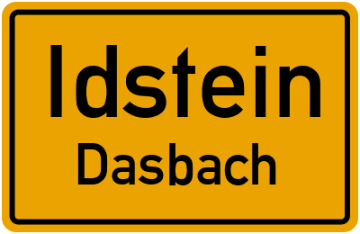 Straßenverzeichnis Idstein Dasbach