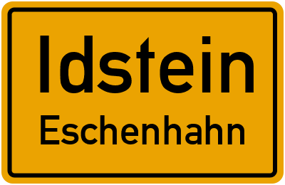 Straßenverzeichnis Idstein Eschenhahn