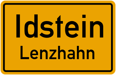 Straßenverzeichnis Idstein Lenzhahn