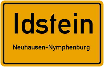 Straßenverzeichnis Idstein Neuhausen-Nymphenburg