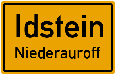 Straßenverzeichnis Idstein Niederauroff