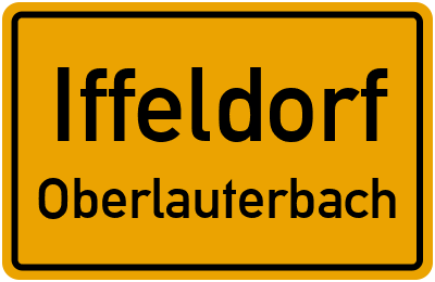 Straßenverzeichnis Iffeldorf Oberlauterbach