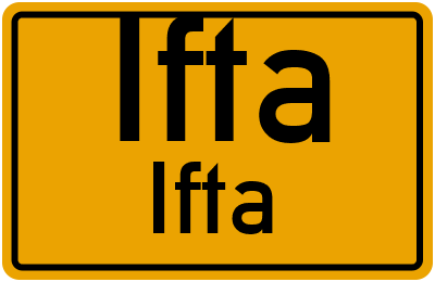 Straßenverzeichnis Ifta Ifta