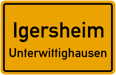 Straßenverzeichnis Igersheim Unterwittighausen