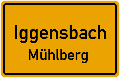 Straßenverzeichnis Iggensbach Mühlberg
