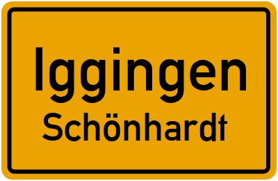 Straßenverzeichnis Iggingen Schönhardt