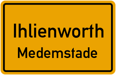 Straßenverzeichnis Ihlienworth Medemstade