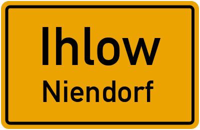 Straßenverzeichnis Ihlow Niendorf