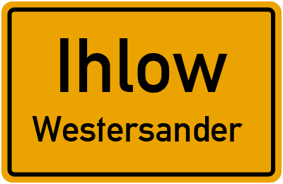 Straßenverzeichnis Ihlow Westersander