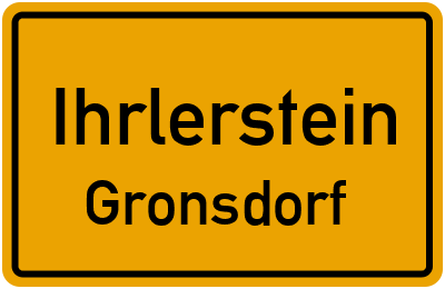Straßenverzeichnis Ihrlerstein Gronsdorf