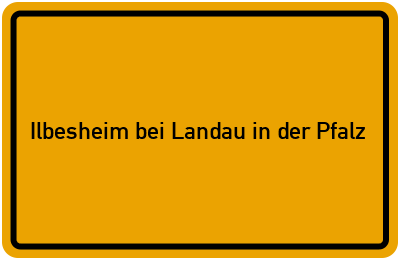 Ilbesheim bei Landau in der Pfalz in Rheinland-Pfalz