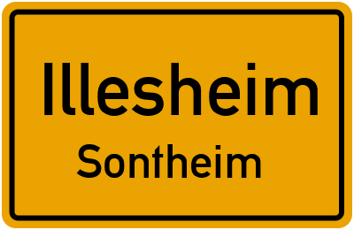 Straßenverzeichnis Illesheim Sontheim