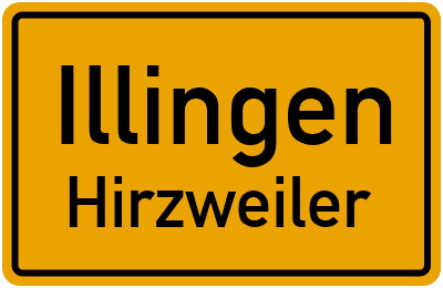 Straßenverzeichnis Illingen Hirzweiler