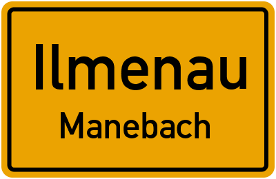 Straßenverzeichnis Ilmenau Manebach