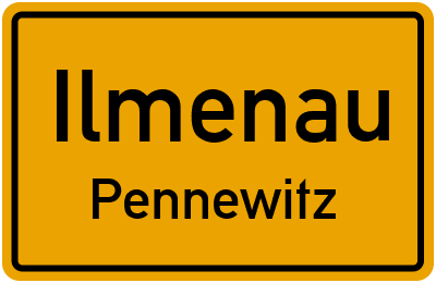 Straßenverzeichnis Ilmenau Pennewitz