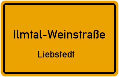 Straßenverzeichnis Ilmtal-Weinstraße Liebstedt