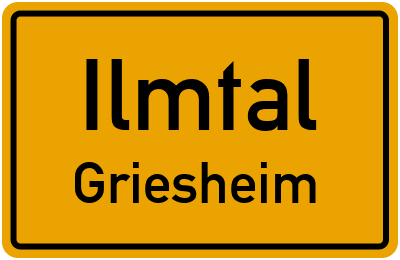 Straßenverzeichnis Ilmtal Griesheim