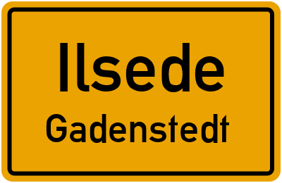 Straßenverzeichnis Ilsede Gadenstedt