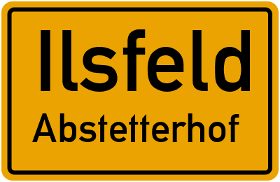 Straßenverzeichnis Ilsfeld Abstetterhof