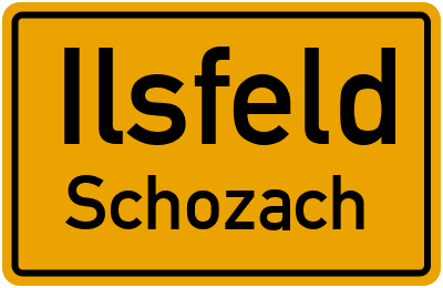 Straßenverzeichnis Ilsfeld Schozach