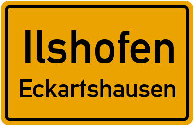 Straßenverzeichnis Ilshofen Eckartshausen