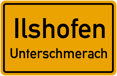 Straßenverzeichnis Ilshofen Unterschmerach