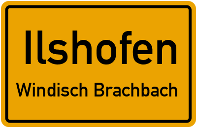 Straßenverzeichnis Ilshofen Windisch Brachbach
