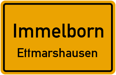 Straßenverzeichnis Immelborn Ettmarshausen