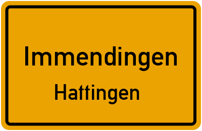Straßenverzeichnis Immendingen Hattingen