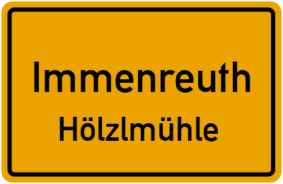 Straßenverzeichnis Immenreuth Hölzlmühle