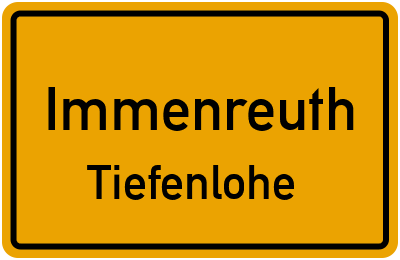 Straßenverzeichnis Immenreuth Tiefenlohe