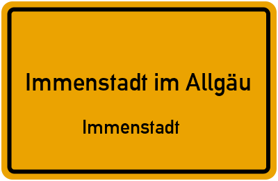 Straßenverzeichnis Immenstadt im Allgäu Immenstadt