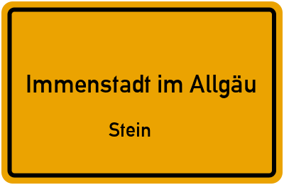 Straßenverzeichnis Immenstadt im Allgäu Stein